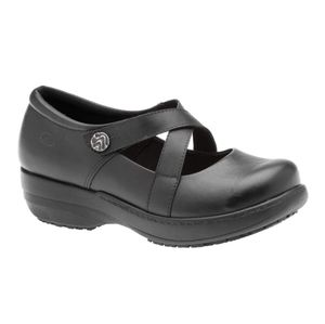 Abeo Black Leather Mules